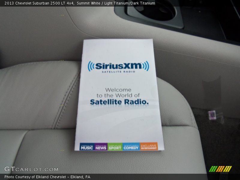 Summit White / Light Titanium/Dark Titanium 2013 Chevrolet Suburban 2500 LT 4x4