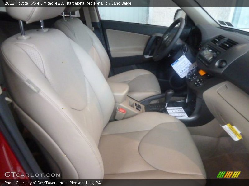 Barcelona Red Metallic / Sand Beige 2012 Toyota RAV4 Limited 4WD