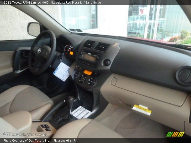Barcelona Red Metallic / Sand Beige 2012 Toyota RAV4 Limited 4WD