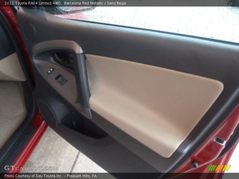 Barcelona Red Metallic / Sand Beige 2012 Toyota RAV4 Limited 4WD