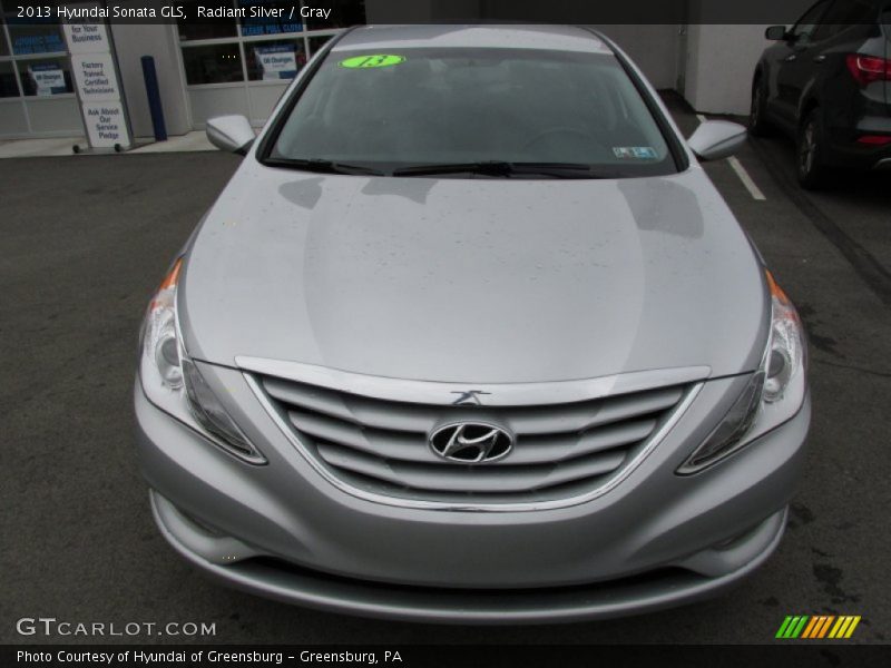 Radiant Silver / Gray 2013 Hyundai Sonata GLS