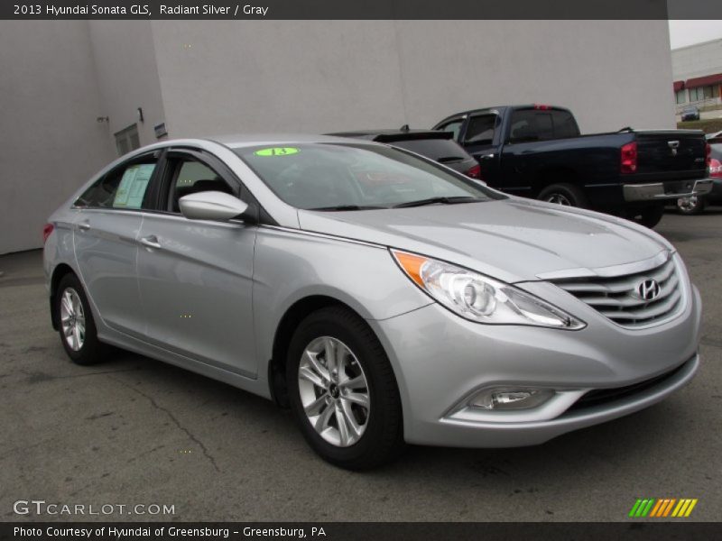 Radiant Silver / Gray 2013 Hyundai Sonata GLS