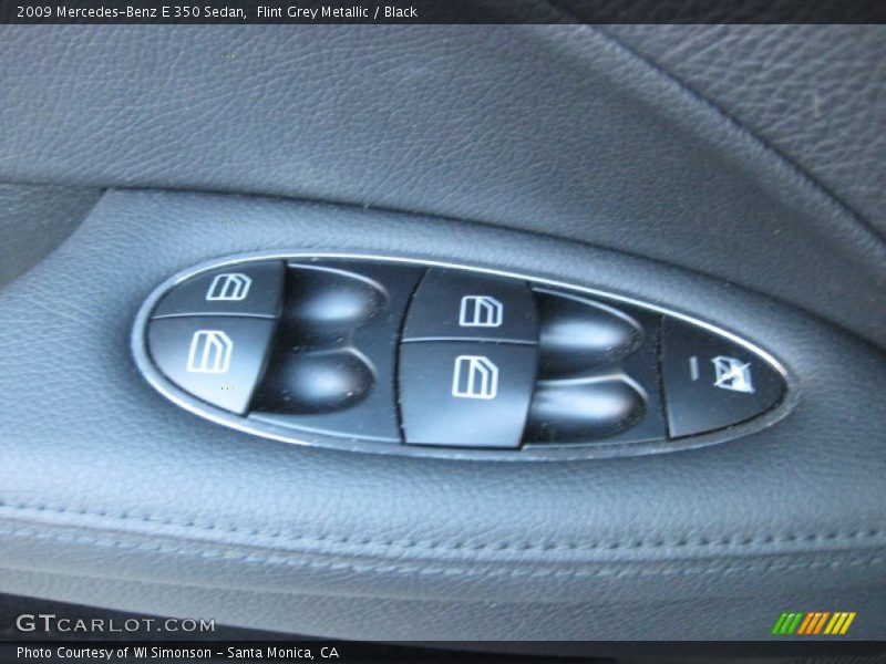 Flint Grey Metallic / Black 2009 Mercedes-Benz E 350 Sedan