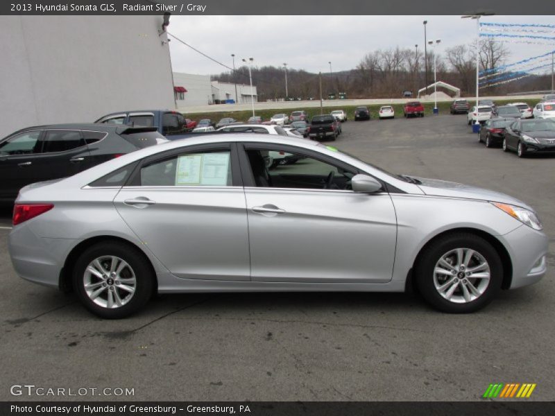 Radiant Silver / Gray 2013 Hyundai Sonata GLS