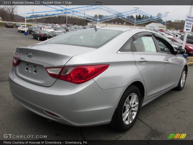 Radiant Silver / Gray 2013 Hyundai Sonata GLS
