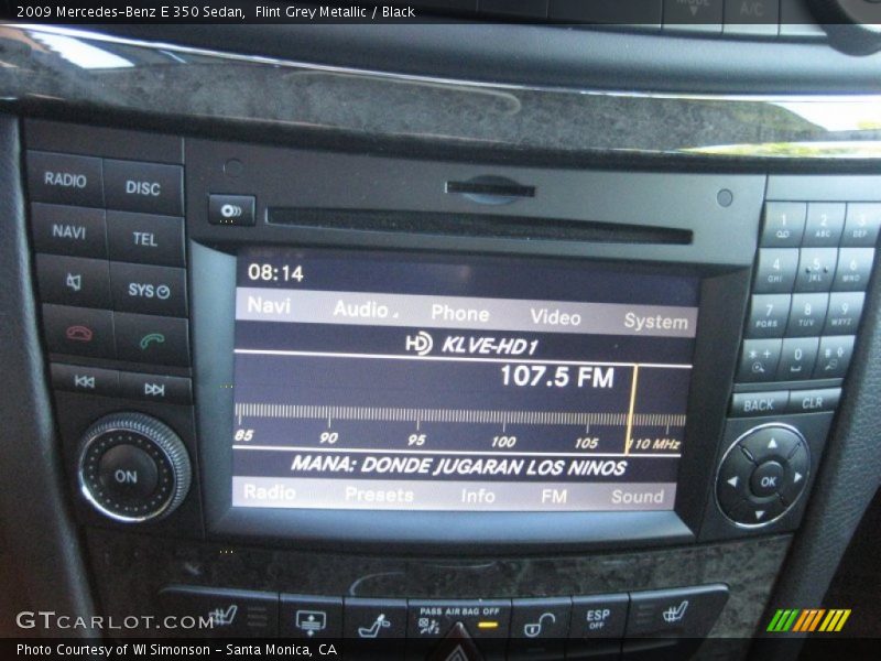 Flint Grey Metallic / Black 2009 Mercedes-Benz E 350 Sedan