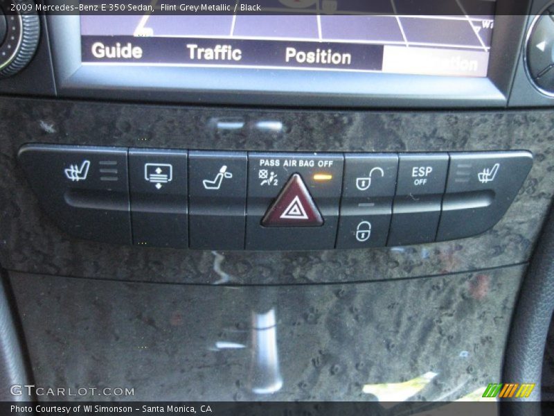 Flint Grey Metallic / Black 2009 Mercedes-Benz E 350 Sedan