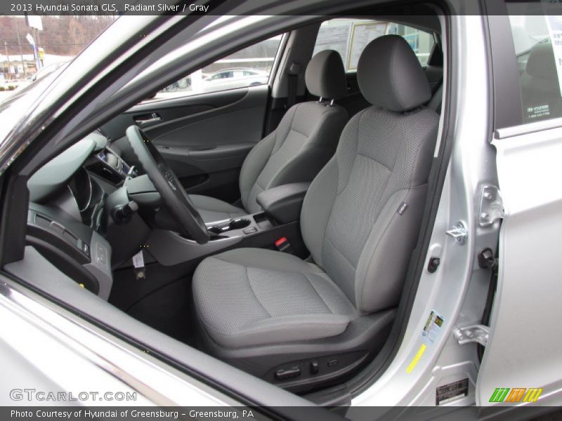 Radiant Silver / Gray 2013 Hyundai Sonata GLS