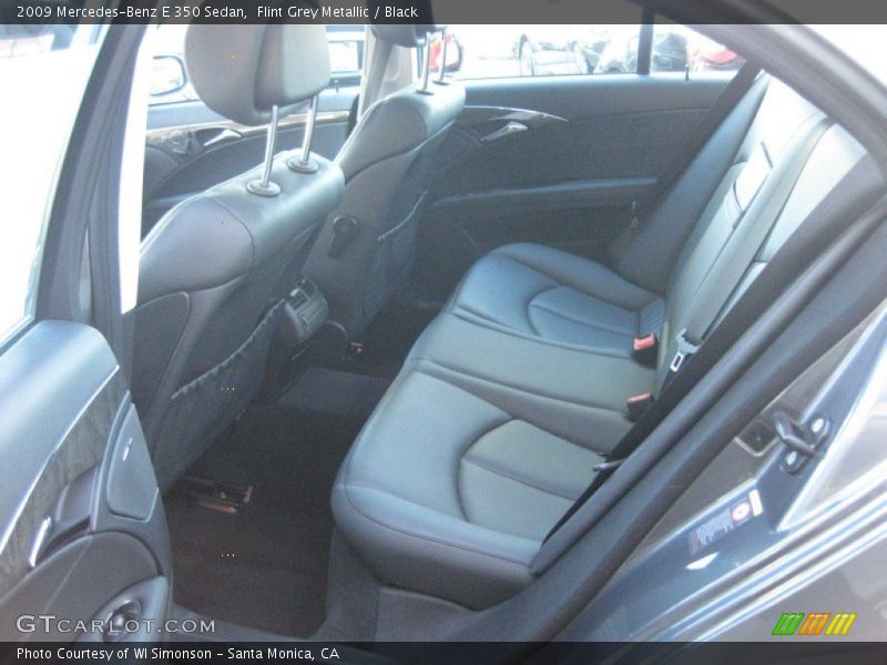 Flint Grey Metallic / Black 2009 Mercedes-Benz E 350 Sedan