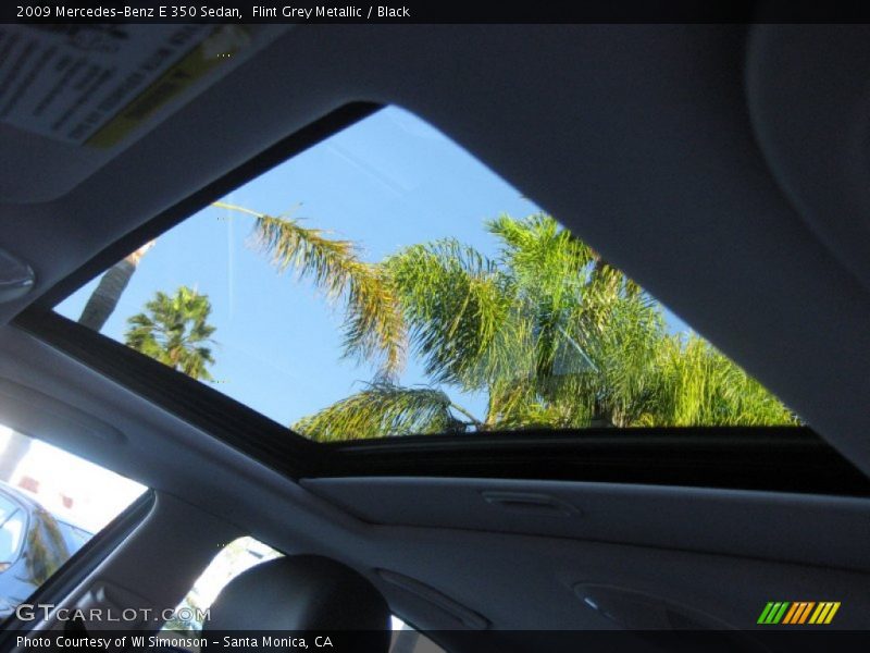 Flint Grey Metallic / Black 2009 Mercedes-Benz E 350 Sedan