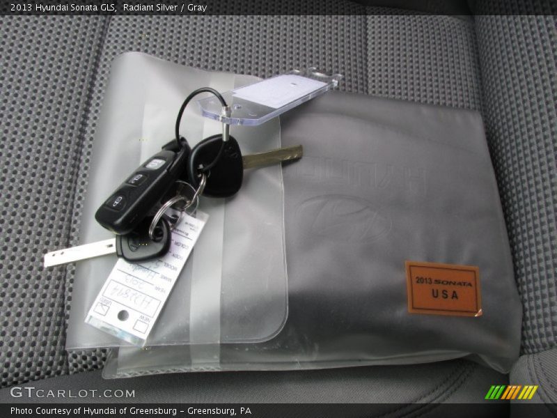 Radiant Silver / Gray 2013 Hyundai Sonata GLS