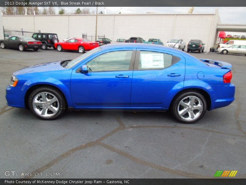  2013 Avenger SXT V6 Blue Streak Pearl