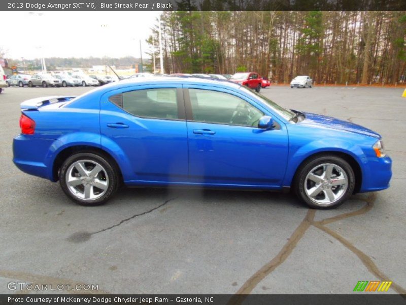  2013 Avenger SXT V6 Blue Streak Pearl