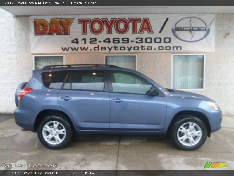 Pacific Blue Metallic / Ash 2012 Toyota RAV4 I4 4WD