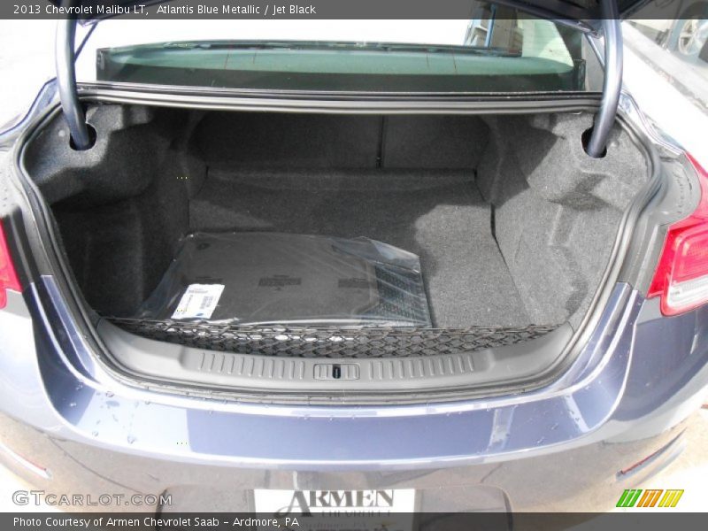 Atlantis Blue Metallic / Jet Black 2013 Chevrolet Malibu LT