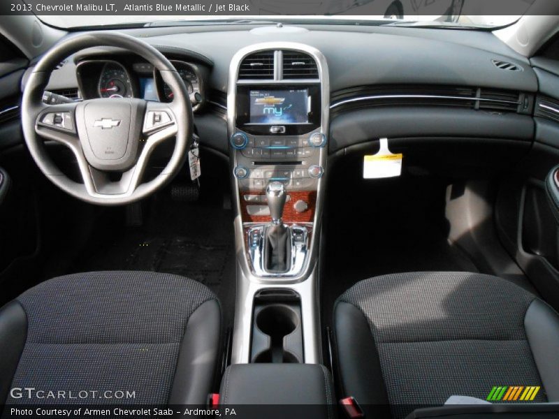 Atlantis Blue Metallic / Jet Black 2013 Chevrolet Malibu LT