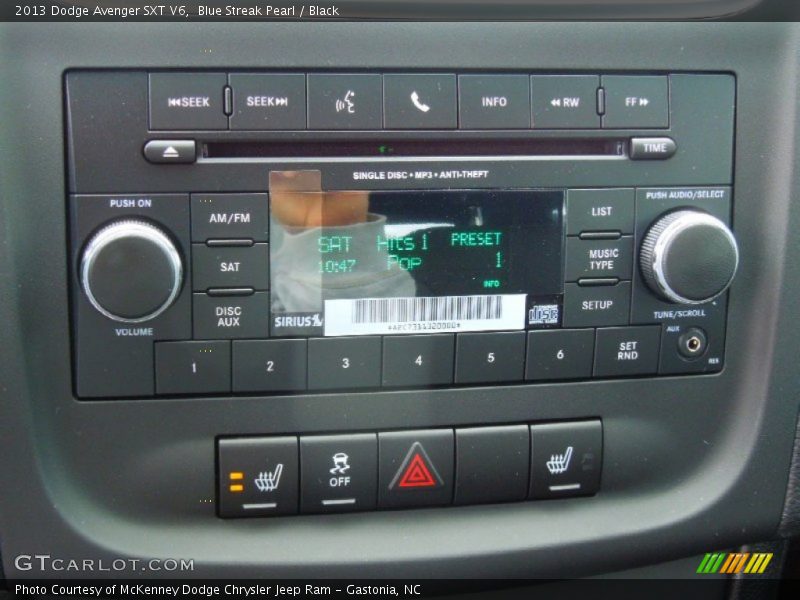 Audio System of 2013 Avenger SXT V6