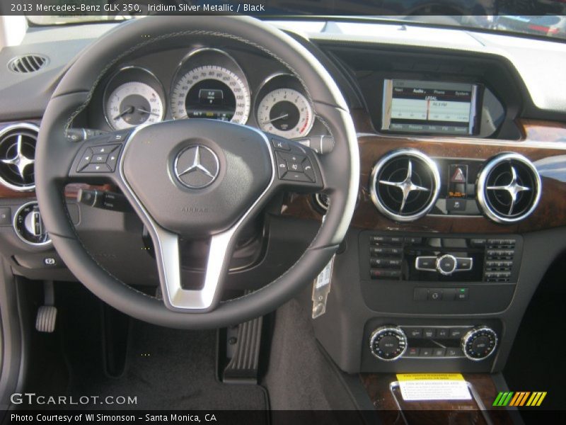 Iridium Silver Metallic / Black 2013 Mercedes-Benz GLK 350