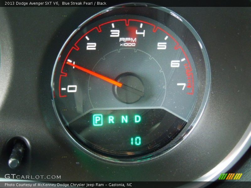 Blue Streak Pearl / Black 2013 Dodge Avenger SXT V6