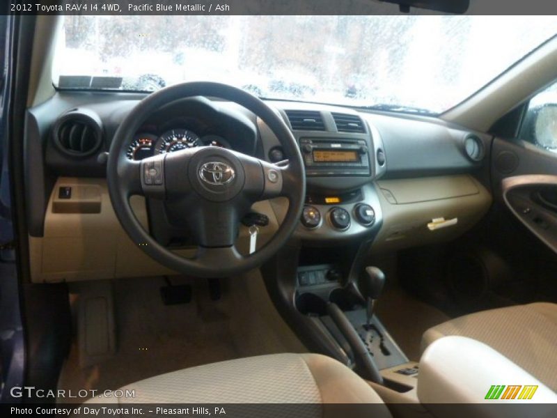 Pacific Blue Metallic / Ash 2012 Toyota RAV4 I4 4WD