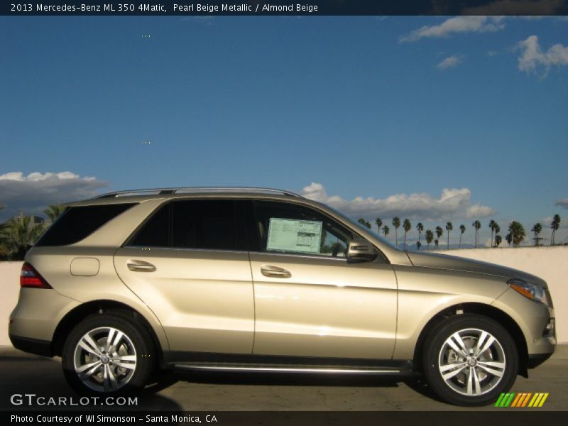 Pearl Beige Metallic / Almond Beige 2013 Mercedes-Benz ML 350 4Matic