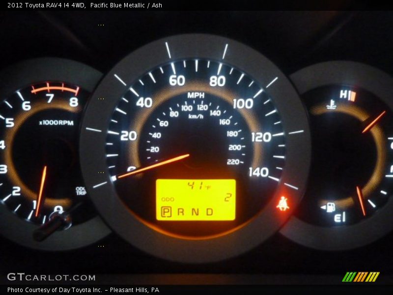 Pacific Blue Metallic / Ash 2012 Toyota RAV4 I4 4WD