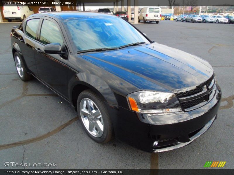 Black / Black 2013 Dodge Avenger SXT