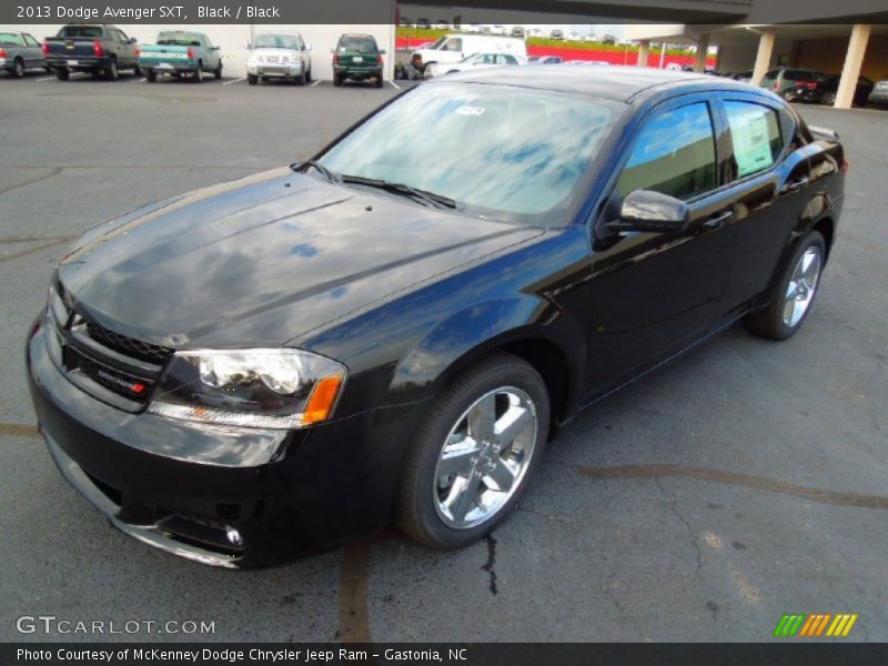 Black / Black 2013 Dodge Avenger SXT