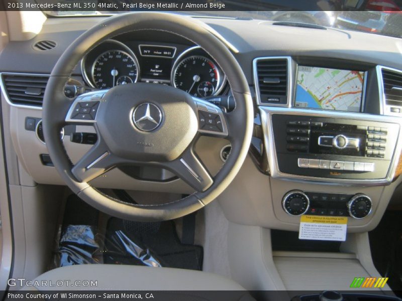 Pearl Beige Metallic / Almond Beige 2013 Mercedes-Benz ML 350 4Matic