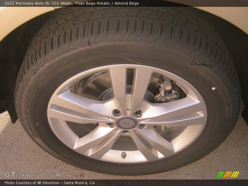Pearl Beige Metallic / Almond Beige 2013 Mercedes-Benz ML 350 4Matic