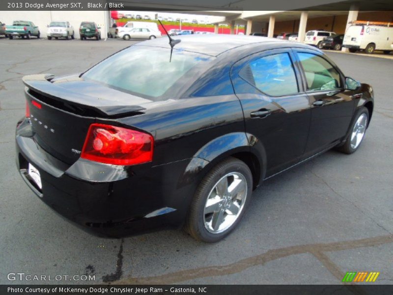 Black / Black 2013 Dodge Avenger SXT