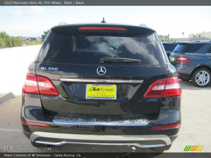 Black / Black 2013 Mercedes-Benz ML 350 4Matic