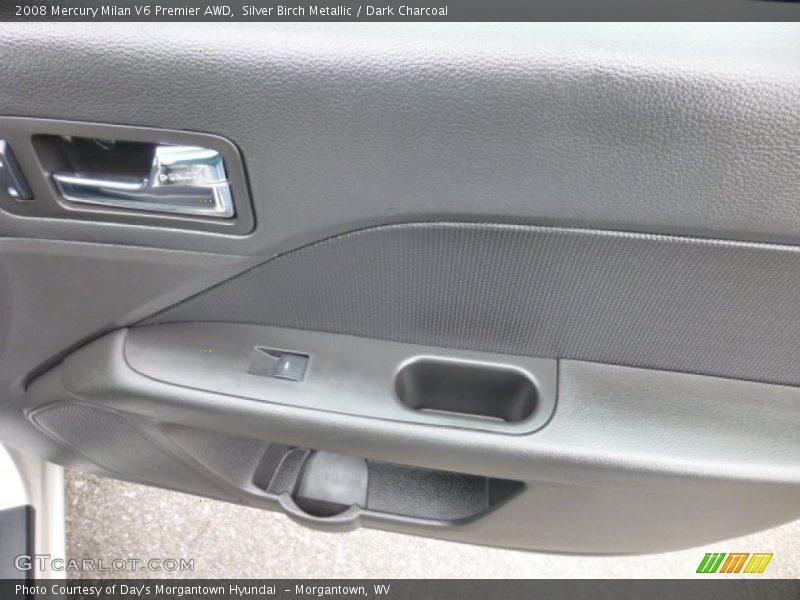 Silver Birch Metallic / Dark Charcoal 2008 Mercury Milan V6 Premier AWD