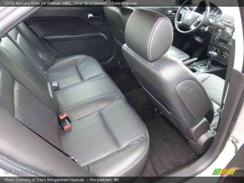 Silver Birch Metallic / Dark Charcoal 2008 Mercury Milan V6 Premier AWD