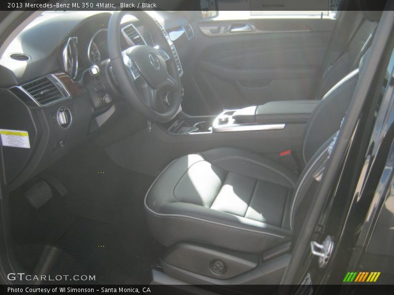 Black / Black 2013 Mercedes-Benz ML 350 4Matic