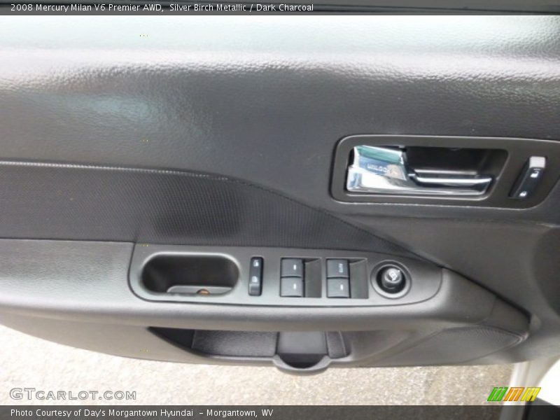 Silver Birch Metallic / Dark Charcoal 2008 Mercury Milan V6 Premier AWD