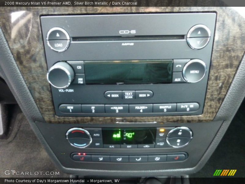 Silver Birch Metallic / Dark Charcoal 2008 Mercury Milan V6 Premier AWD
