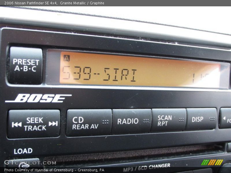 Granite Metallic / Graphite 2006 Nissan Pathfinder SE 4x4