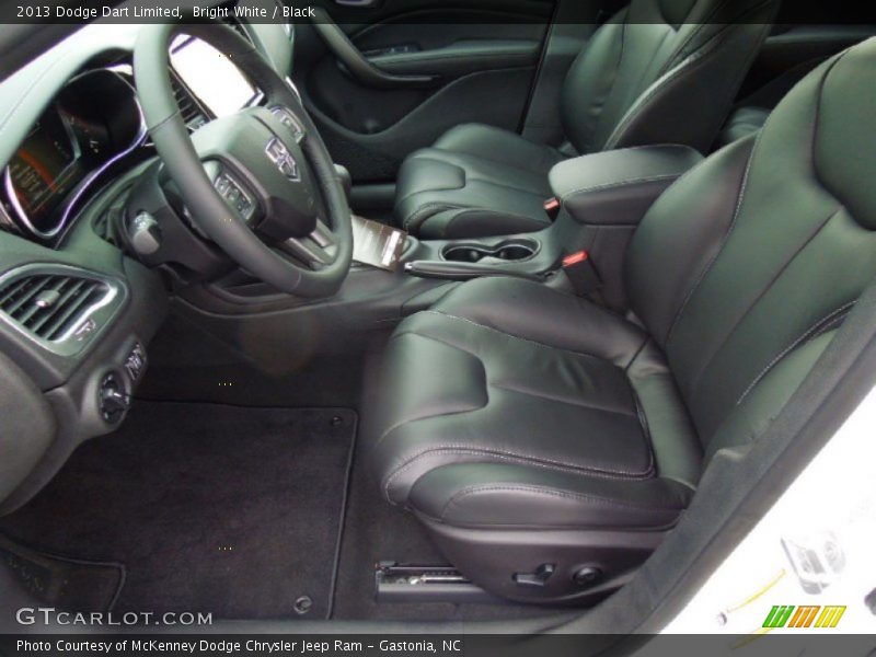  2013 Dart Limited Black Interior