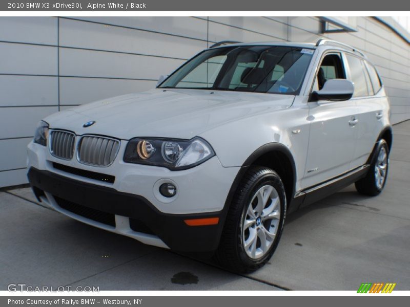 Alpine White / Black 2010 BMW X3 xDrive30i
