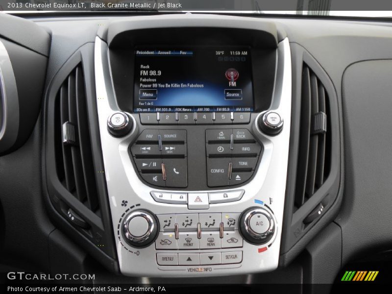 Black Granite Metallic / Jet Black 2013 Chevrolet Equinox LT
