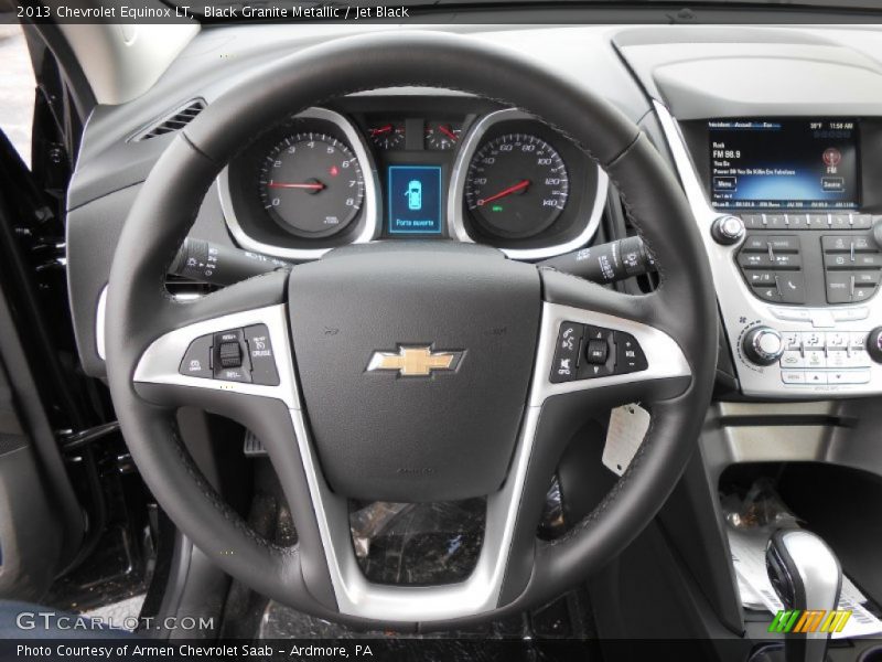 Black Granite Metallic / Jet Black 2013 Chevrolet Equinox LT