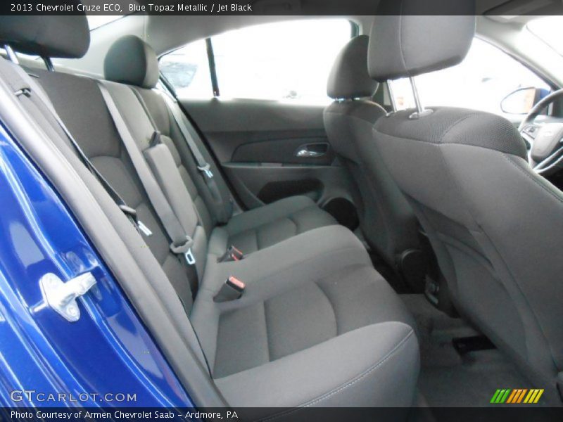 Blue Topaz Metallic / Jet Black 2013 Chevrolet Cruze ECO