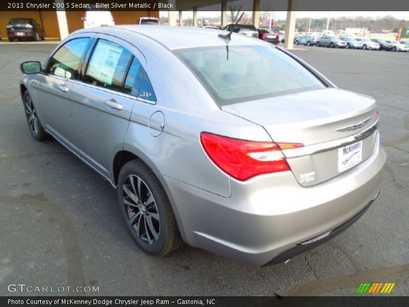 Billet Silver Metallic / Black 2013 Chrysler 200 S Sedan