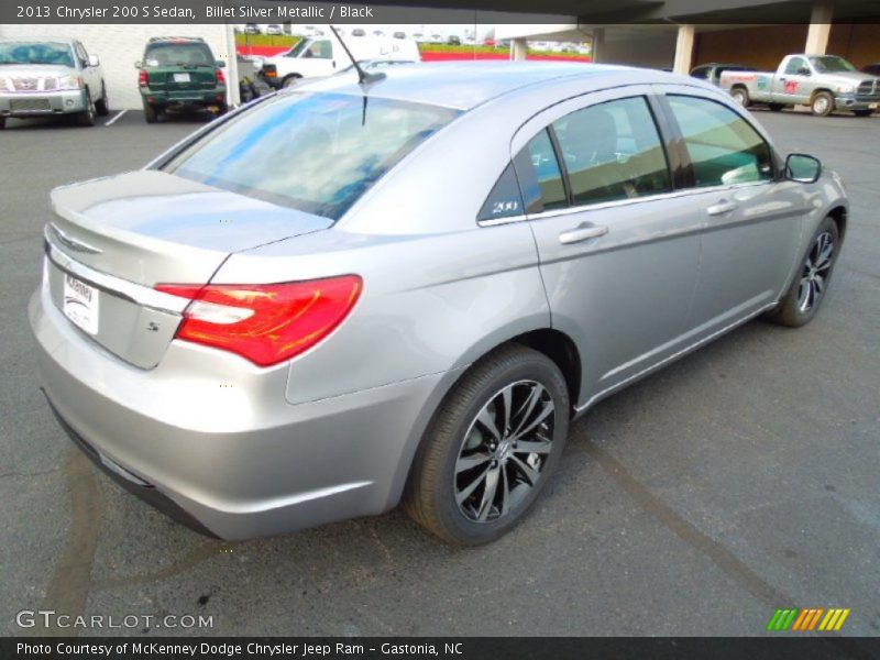 Billet Silver Metallic / Black 2013 Chrysler 200 S Sedan