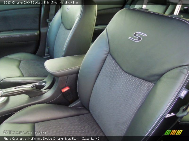 Billet Silver Metallic / Black 2013 Chrysler 200 S Sedan