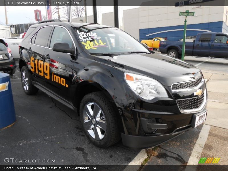 Black / Jet Black 2013 Chevrolet Equinox LT