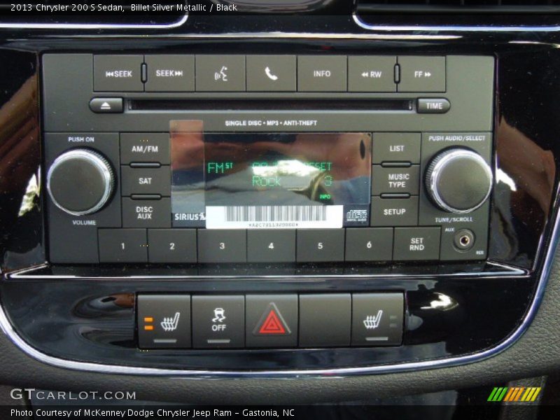 Billet Silver Metallic / Black 2013 Chrysler 200 S Sedan