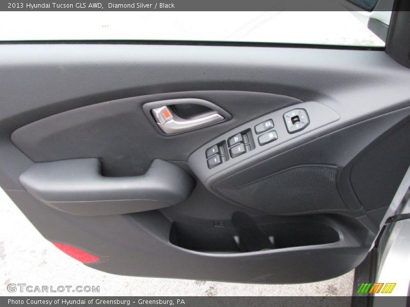 Diamond Silver / Black 2013 Hyundai Tucson GLS AWD