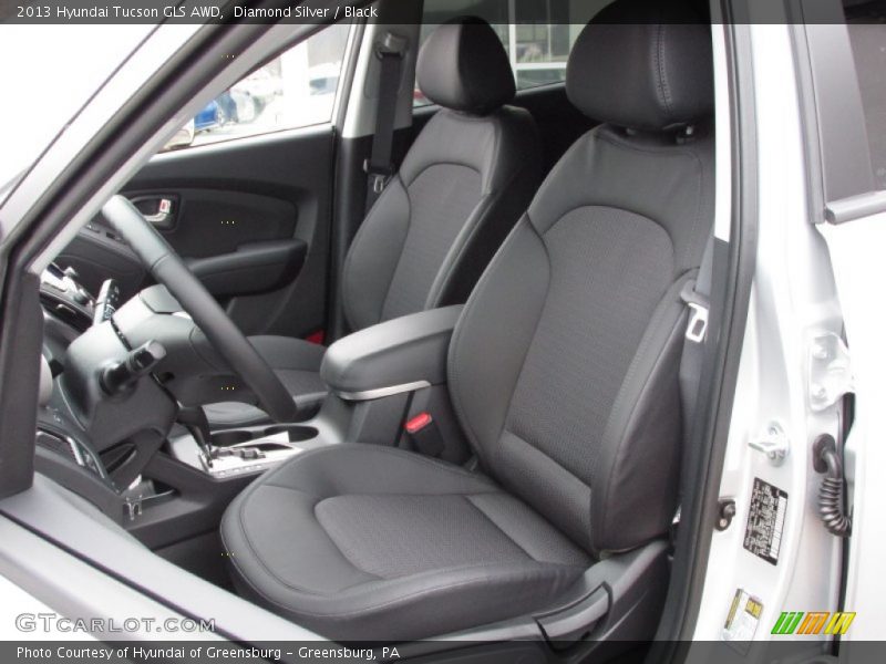 Diamond Silver / Black 2013 Hyundai Tucson GLS AWD